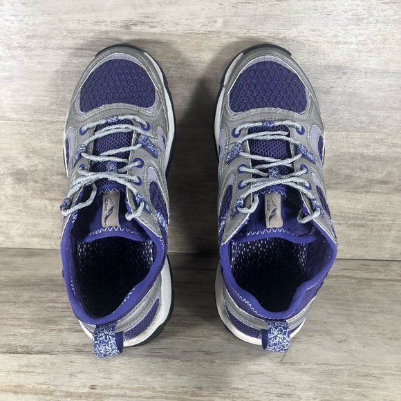 LL Bean Trail Hiking Walking Athletic Sneaker Shoe Outdoor Gray Purple Woman 6.5 - Picture 6 of 9